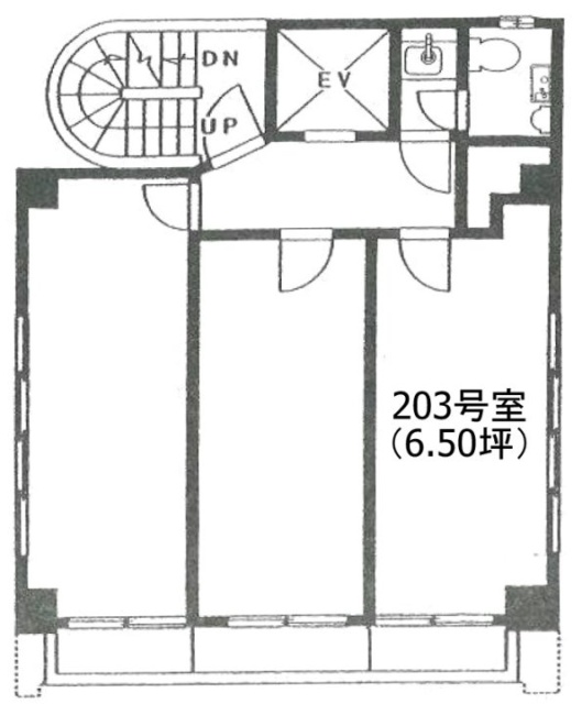 宝栄三崎町ビル203 間取り図