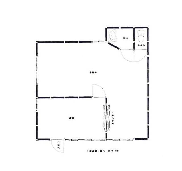 DRU店舗ビル1F 間取り図