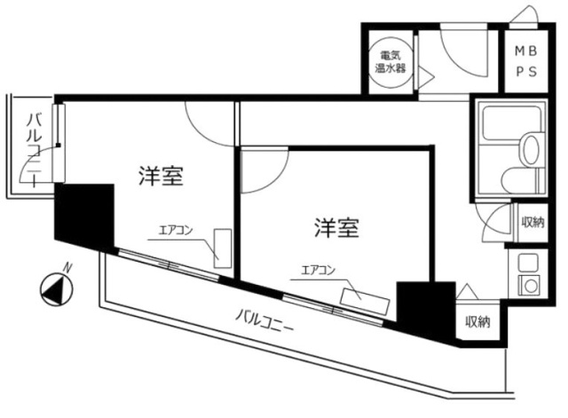 池袋陽光ハイツ706 間取り図