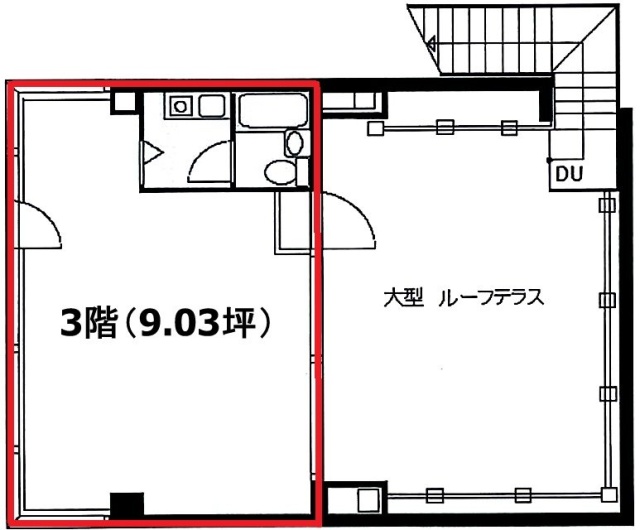 原宿フォース3F 間取り図