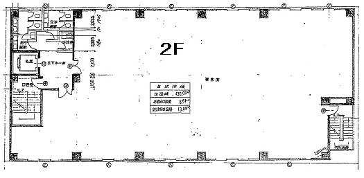 岩本町163ビル2F 間取り図