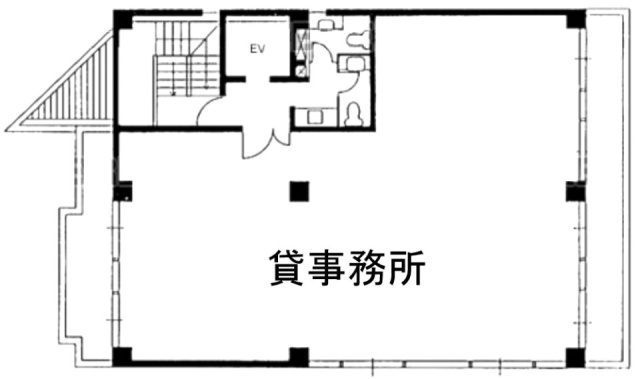 イワキビル2F 間取り図