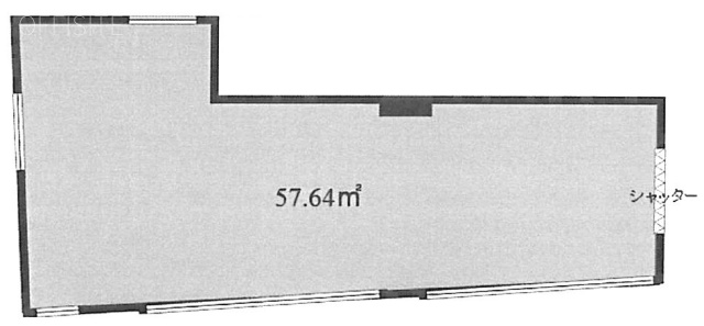 コスティック三ノ輪1F 間取り図