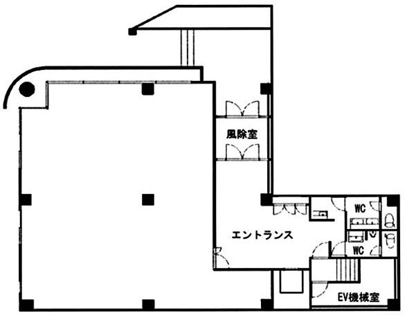 マリンメモリアルビル1F 間取り図