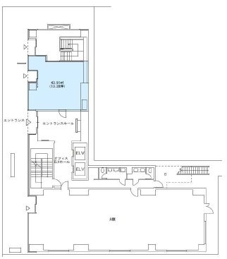 日総第8ビル1F 間取り図