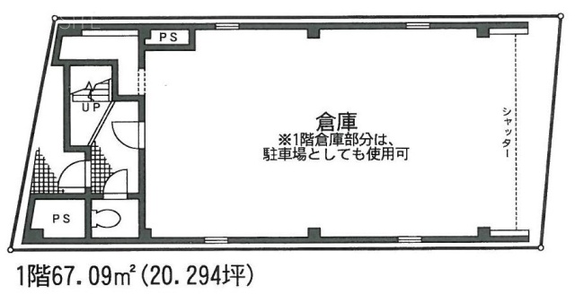 明邦ビル1F 間取り図