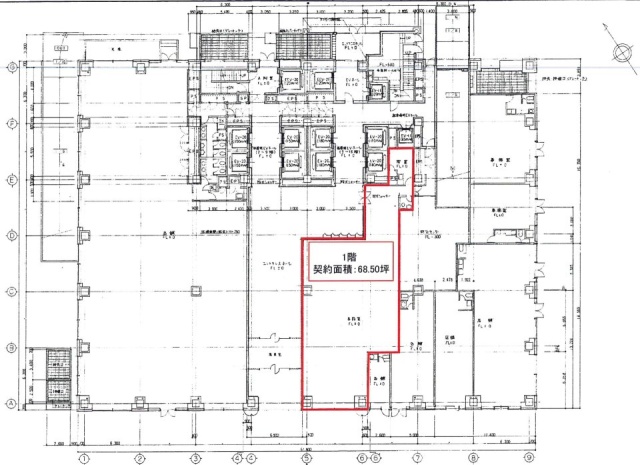 茅場町タワー1F 間取り図