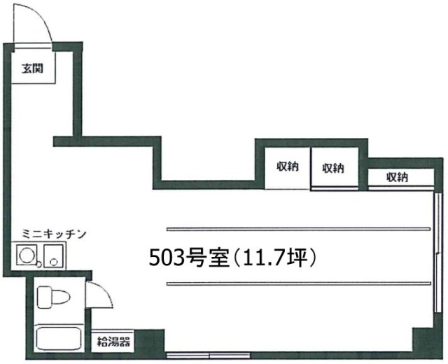 ニュー東和ビル503 間取り図