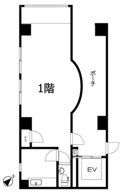 マイクラ三番町1F 間取り図