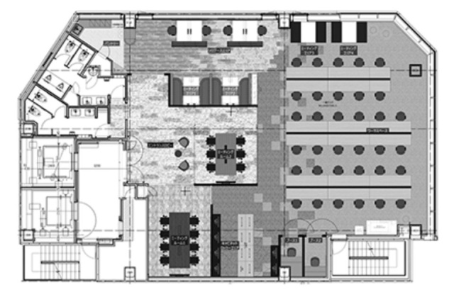 PMO新橋Ⅱ6F 間取り図