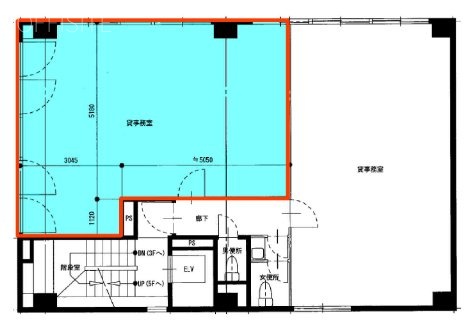第2タナベビルB 間取り図