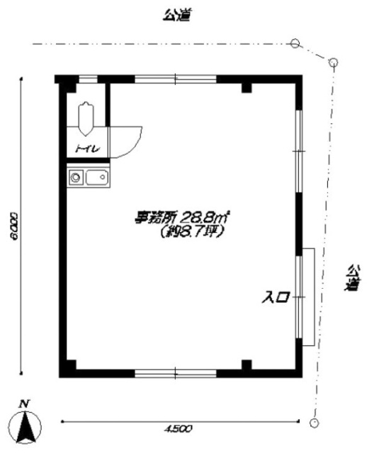 福島ビル101 間取り図