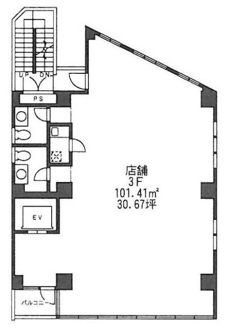 プラネックス・ボルタ3F 間取り図