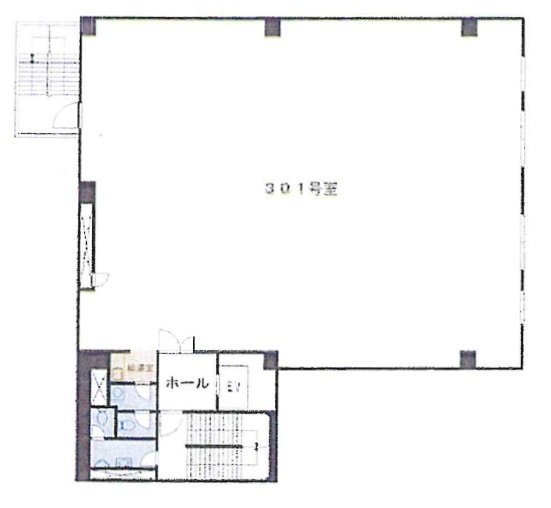 大和地所相生町ビル301 間取り図