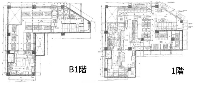 東十条サウスゲイトウエイビルB1F～1F 間取り図