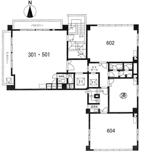 大手町宝栄ビル604 間取り図