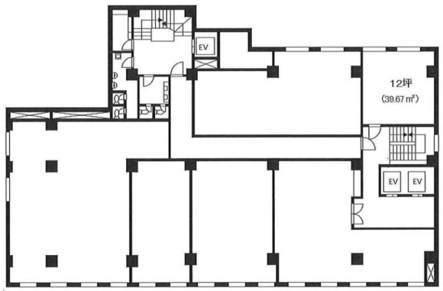 中島商事ビル6F 間取り図