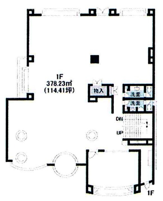 ティアラB1F 間取り図