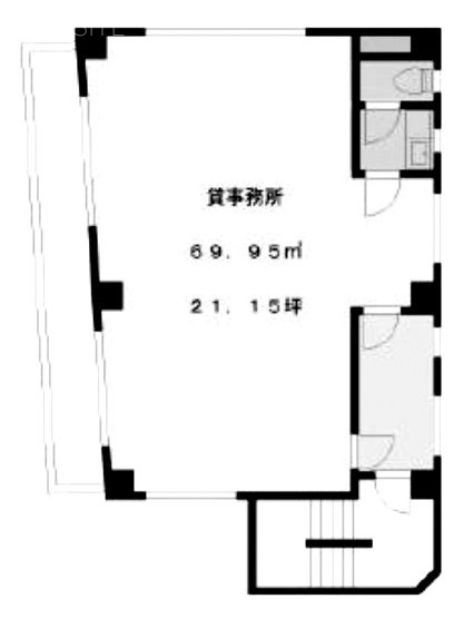 大野ビル2F 間取り図