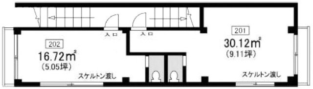 New River(ニューリバー)ビル202 間取り図