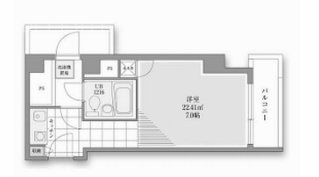 ホテル&レジデンス六本木711-2 間取り図