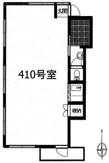 ピロティ五反田ビル410 間取り図
