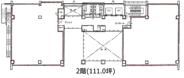 プルータスビル2F 間取り図