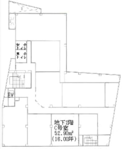 ワールド宇田川ビルC 間取り図