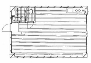 代々木ガーデンズビル203 間取り図
