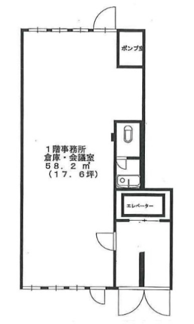 第一内神田ビル1F 間取り図
