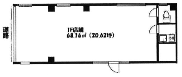 MHビル1F 間取り図