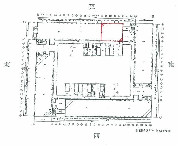 新宿NSビル9F 間取り図