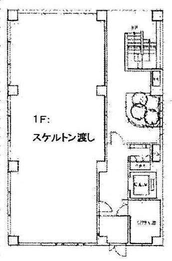 OHMIWESTビル1F 間取り図