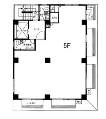 九段勧業ビル5F 間取り図