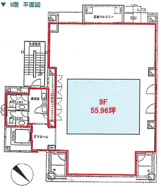 VORT麻布イースト9F 間取り図