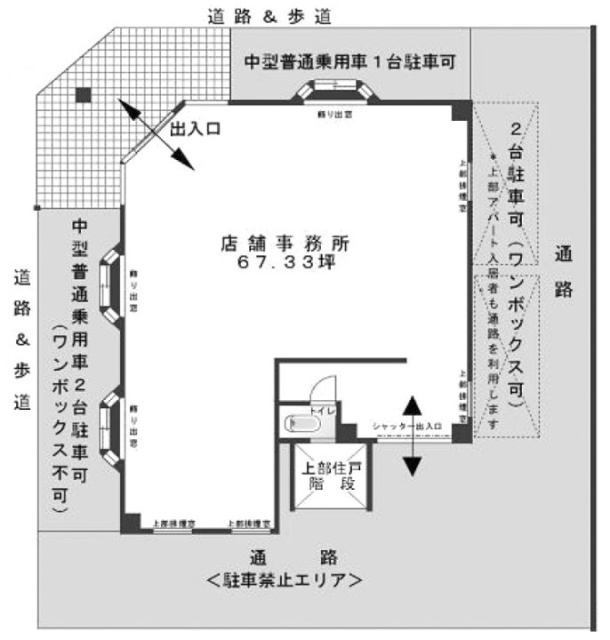 リート池田ビル1F 間取り図