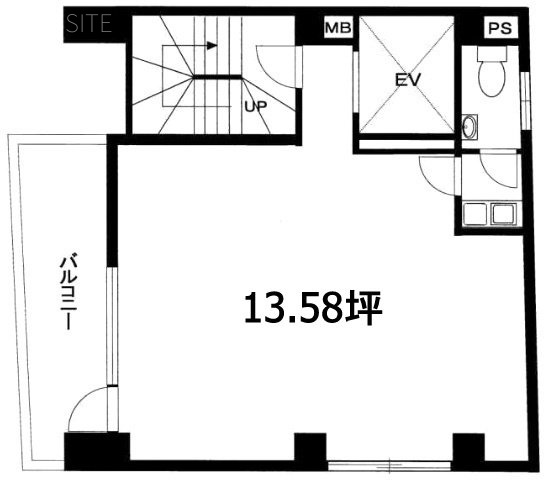 栄成ビル6F 間取り図