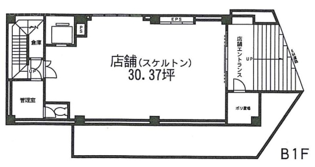 土屋ビルB1F 間取り図