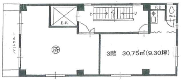 カントウビル3F 間取り図