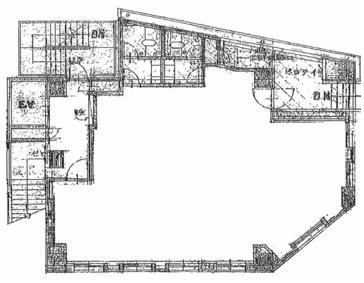 壱番館ビル2F 間取り図