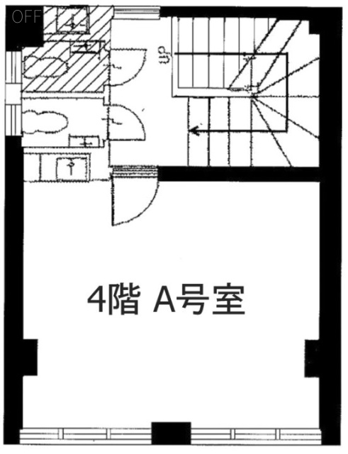 銀座白井ビルA 間取り図