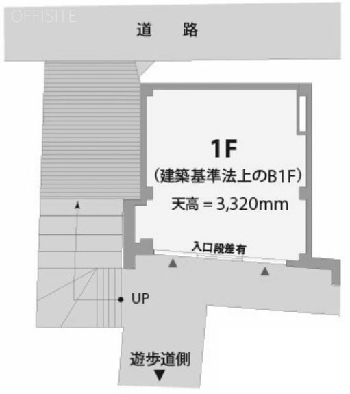 神宮前テラスサイドビル1F 間取り図