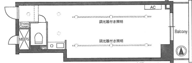 コンフォート麻布302 間取り図