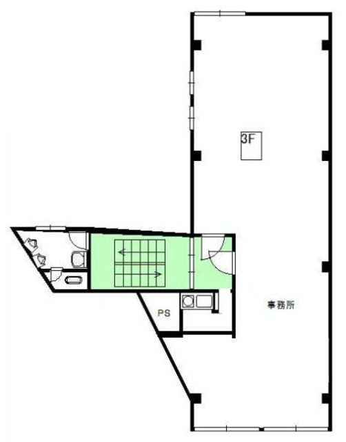 桂昇茅場町ビル3F 間取り図