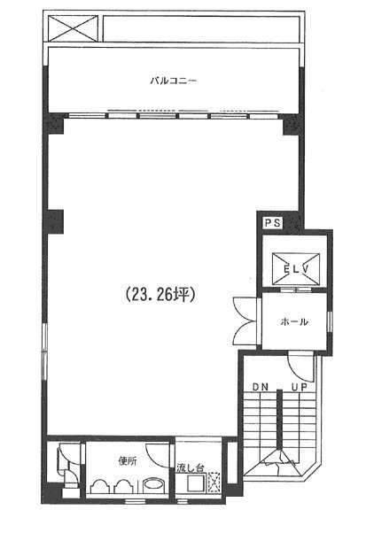 ミヤタビル6F 間取り図