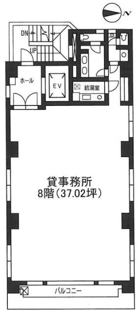 ユーティビル8F 間取り図
