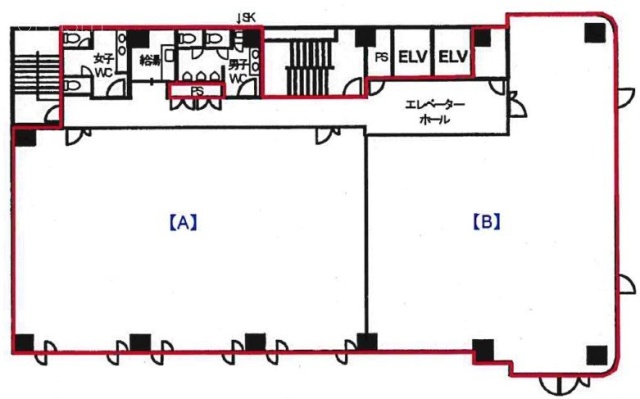 プライム広尾ビル4F 間取り図