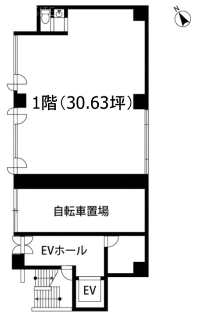 マンションMOMO12千葉中央1F 間取り図