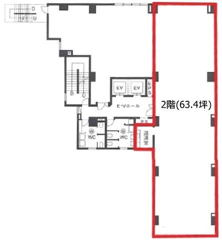 フォロ・エム2F 間取り図