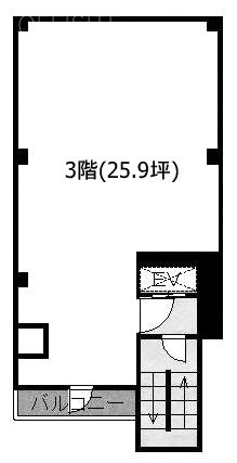 第10NKビル3F 間取り図